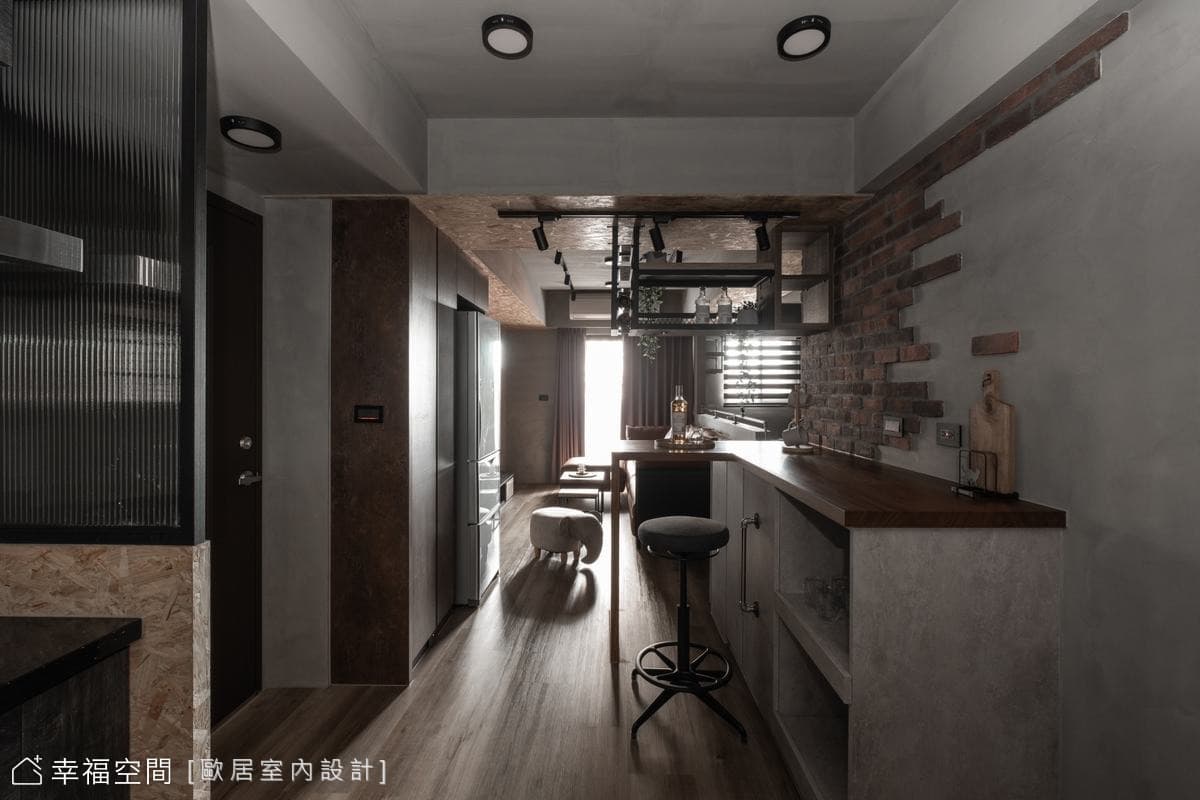 質樸粗獷 自由象限│工業風│20坪