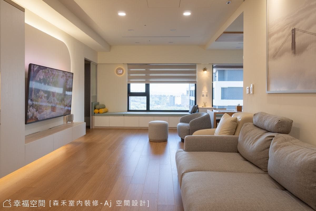 海風習習 日麗風和|日式無印風|35坪
