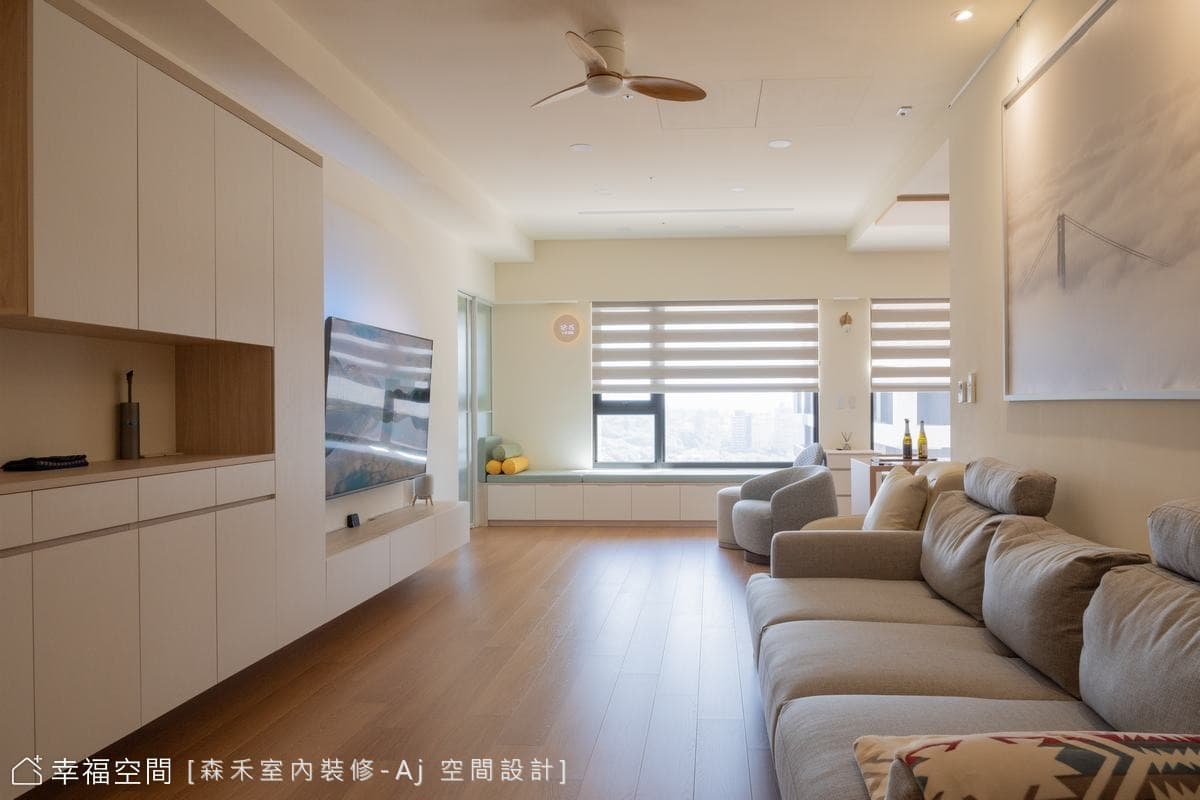 海風習習 日麗風和|日式無印風|35坪