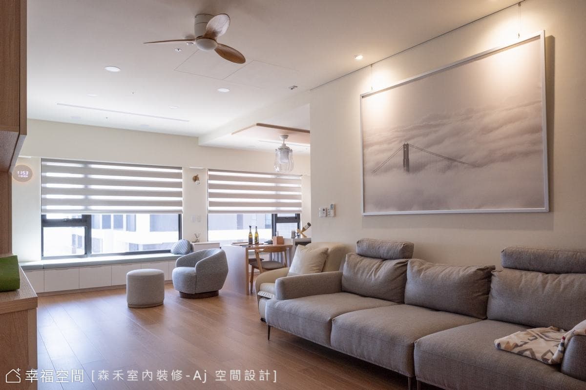 海風習習 日麗風和|日式無印風|35坪