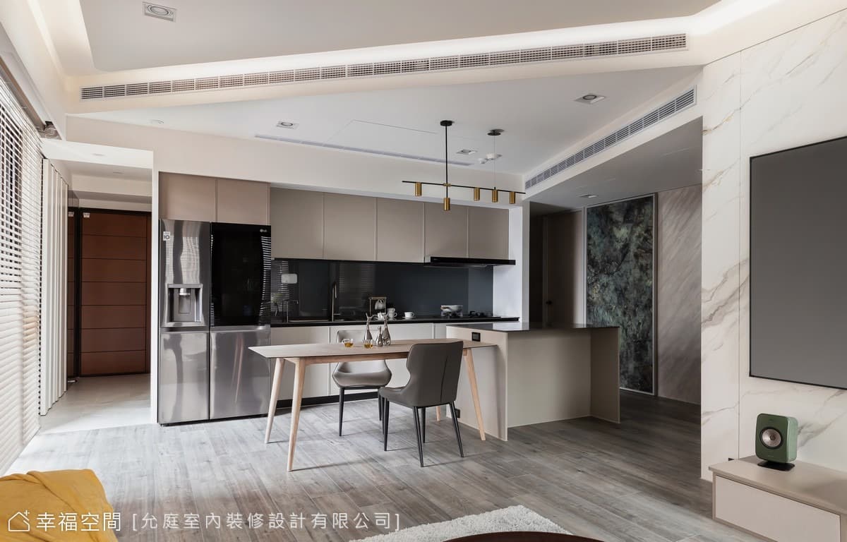 簡約俐落滿分 科技夫妻回家即放鬆│混搭風│25坪