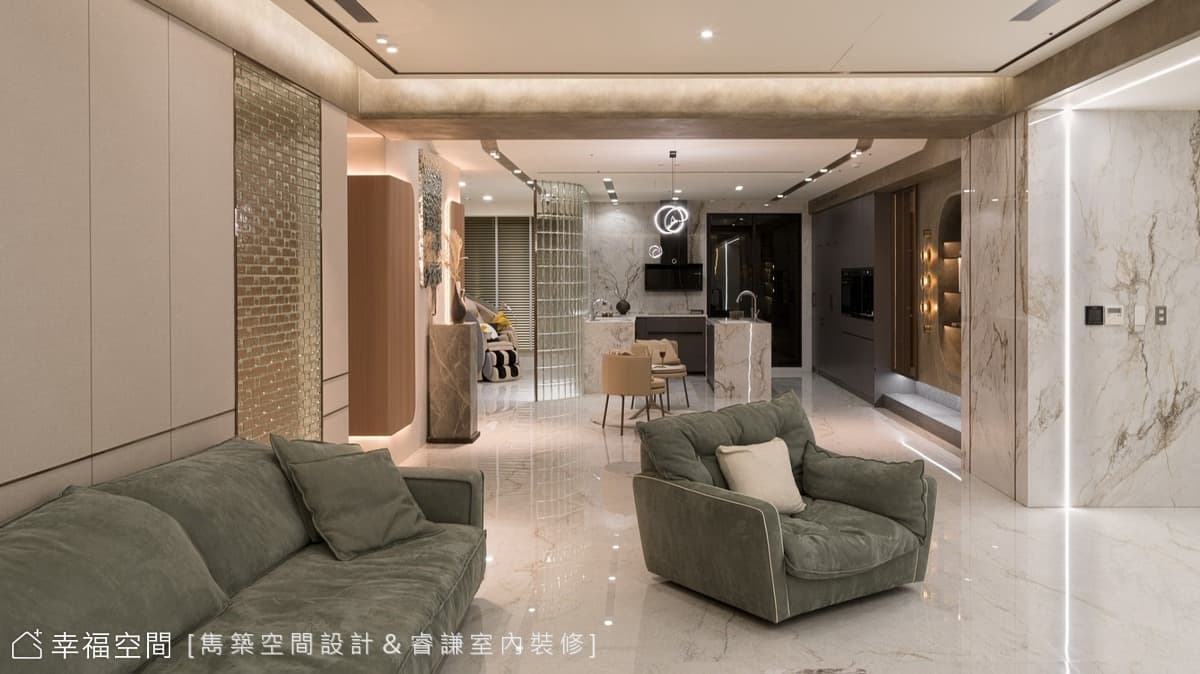 二度合作 毛胚屋實現白金奢華風