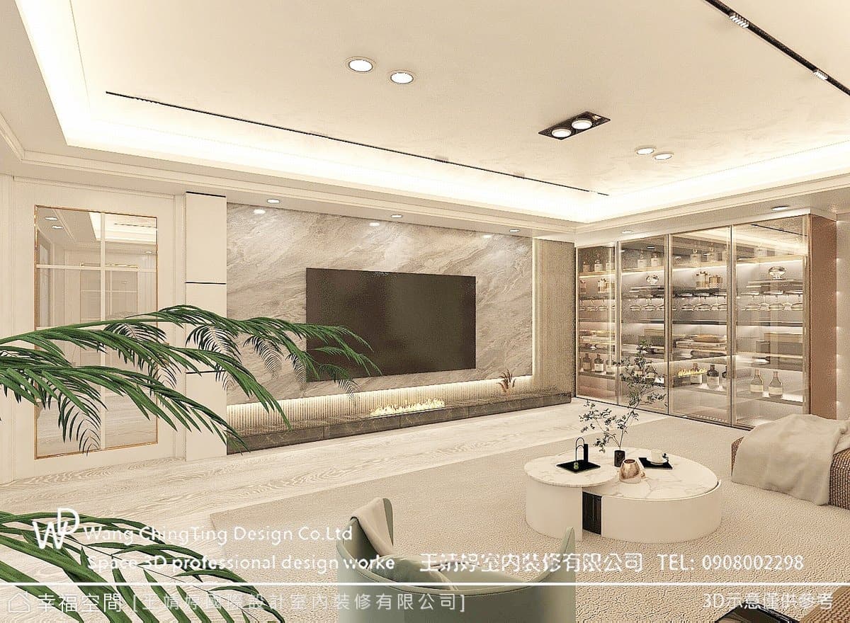 高雄住辦合一三角窗透天案陳公館│奢華風│120坪