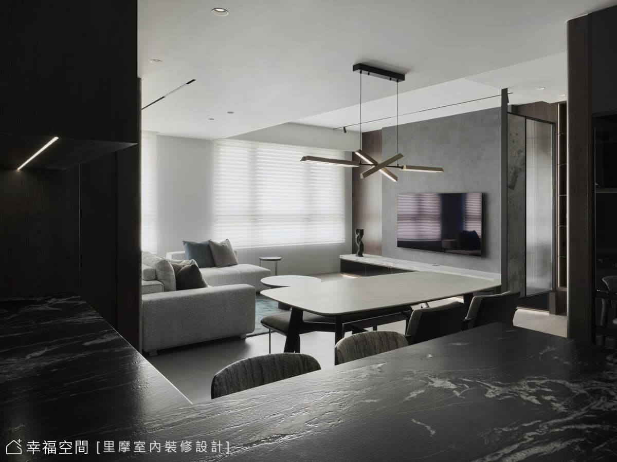 單身貴族舒壓空間 訂製現代輕奢風格│28坪