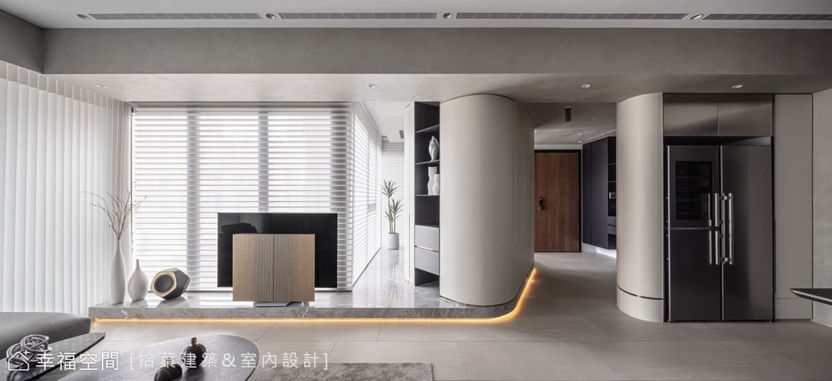 漫入輕盈光感 勾勒現代優雅品味宅│現代風│45坪
