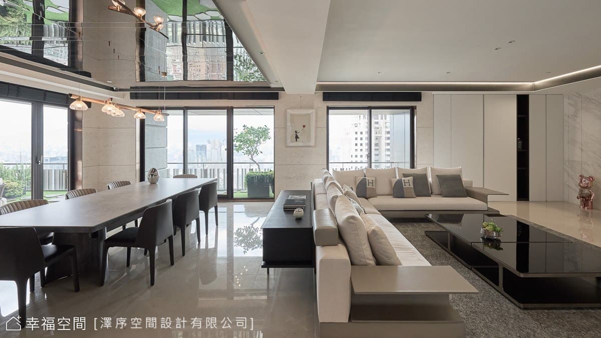 極致品味樓中樓 榮獲國際設計大獎│現代風│260坪