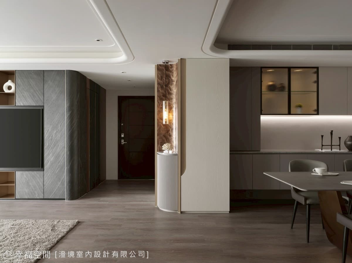 輕綻安謐光景 雅緻現代精品寓所│43坪