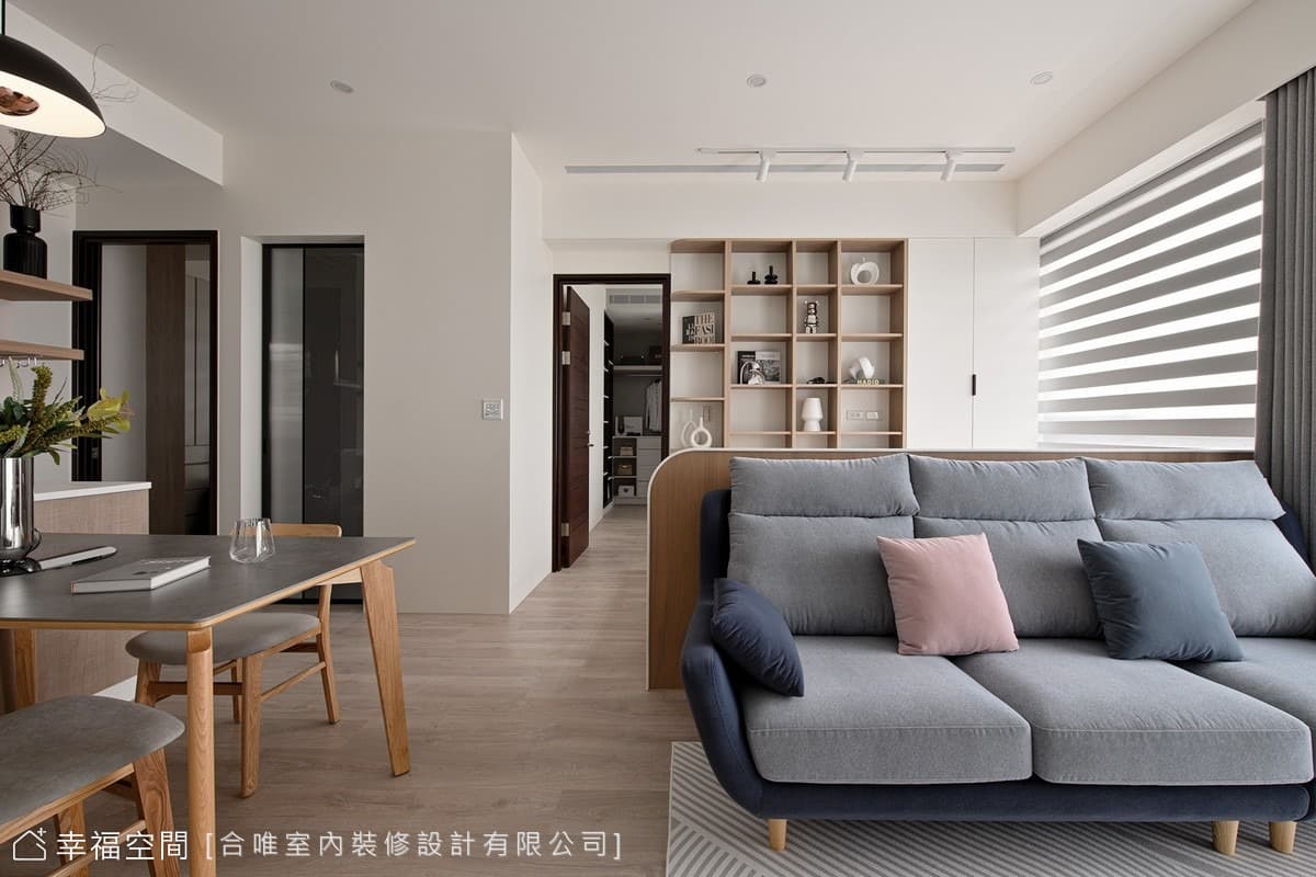 2+1房規劃 暖木恬靜現代北歐舒心宅│25坪