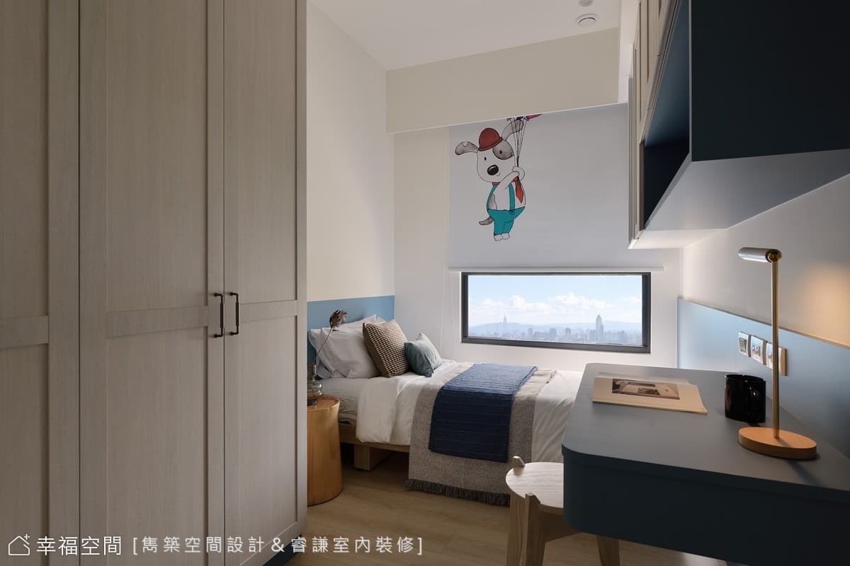 柔和奶茶色佐優雅白 圍塑美式寓所│25坪