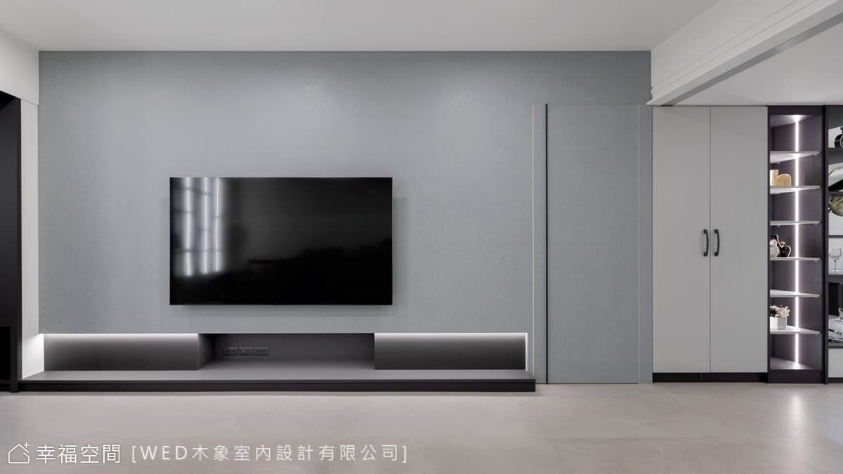 現代都會收納宅 精品質感也能很實用│現代風│38坪