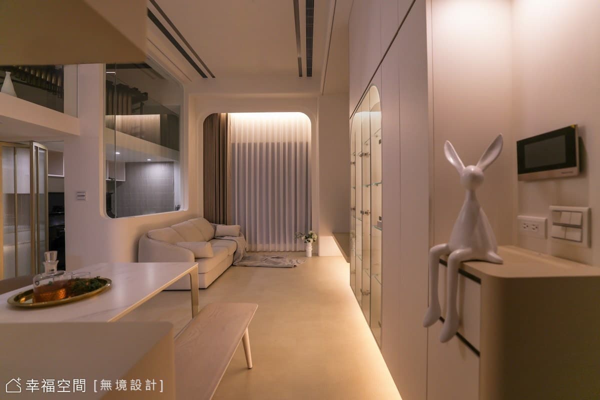 流光層序宅｜在光與影的序曲中，展演現代的優雅｜35坪