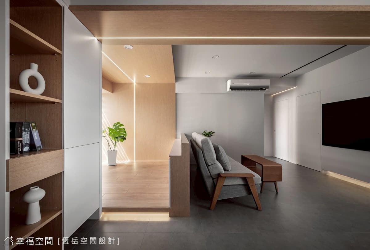 北歐木質調圍塑通透感居家│40坪