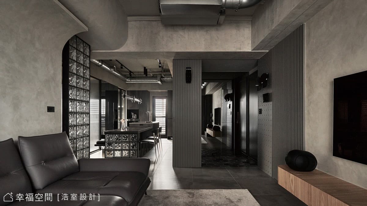 Loft。間奏｜工業侘寂風｜35坪