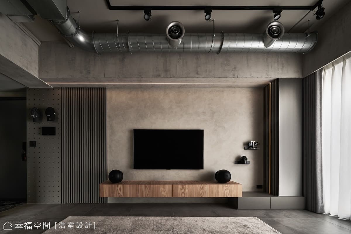 Loft。間奏｜工業侘寂風｜35坪