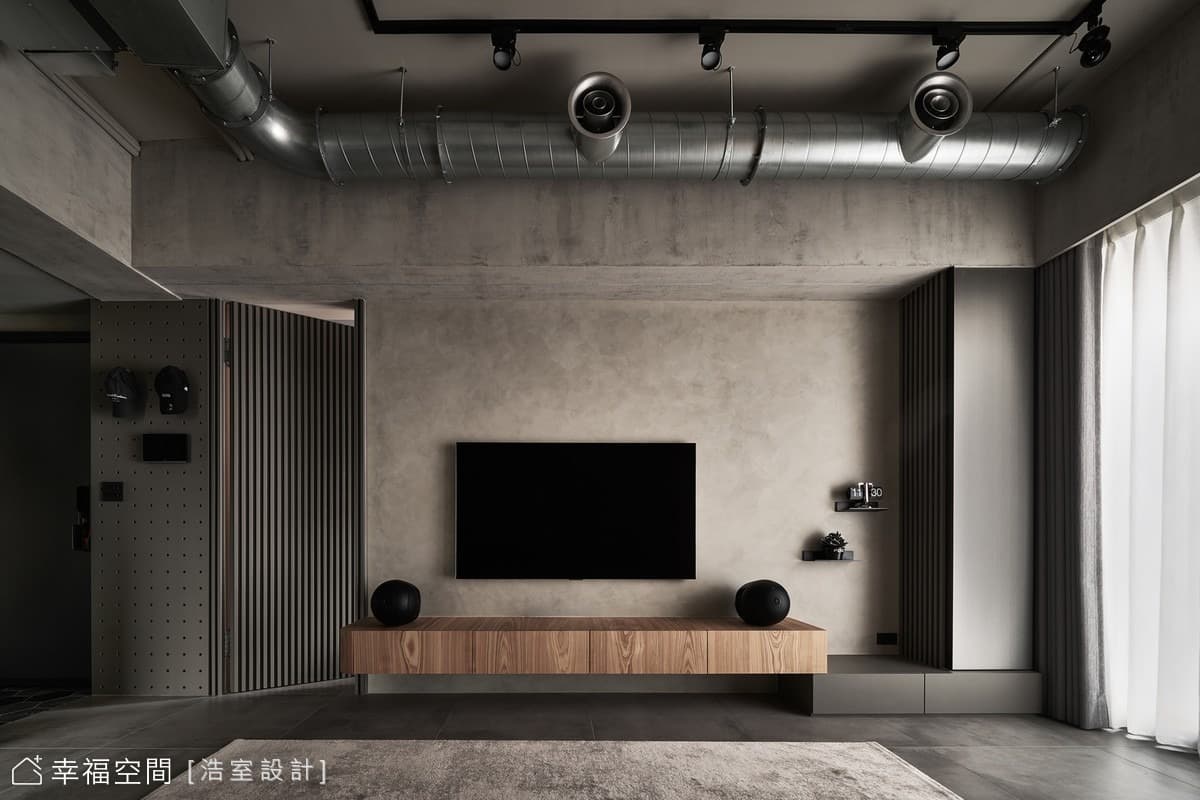 Loft。間奏｜工業侘寂風｜35坪