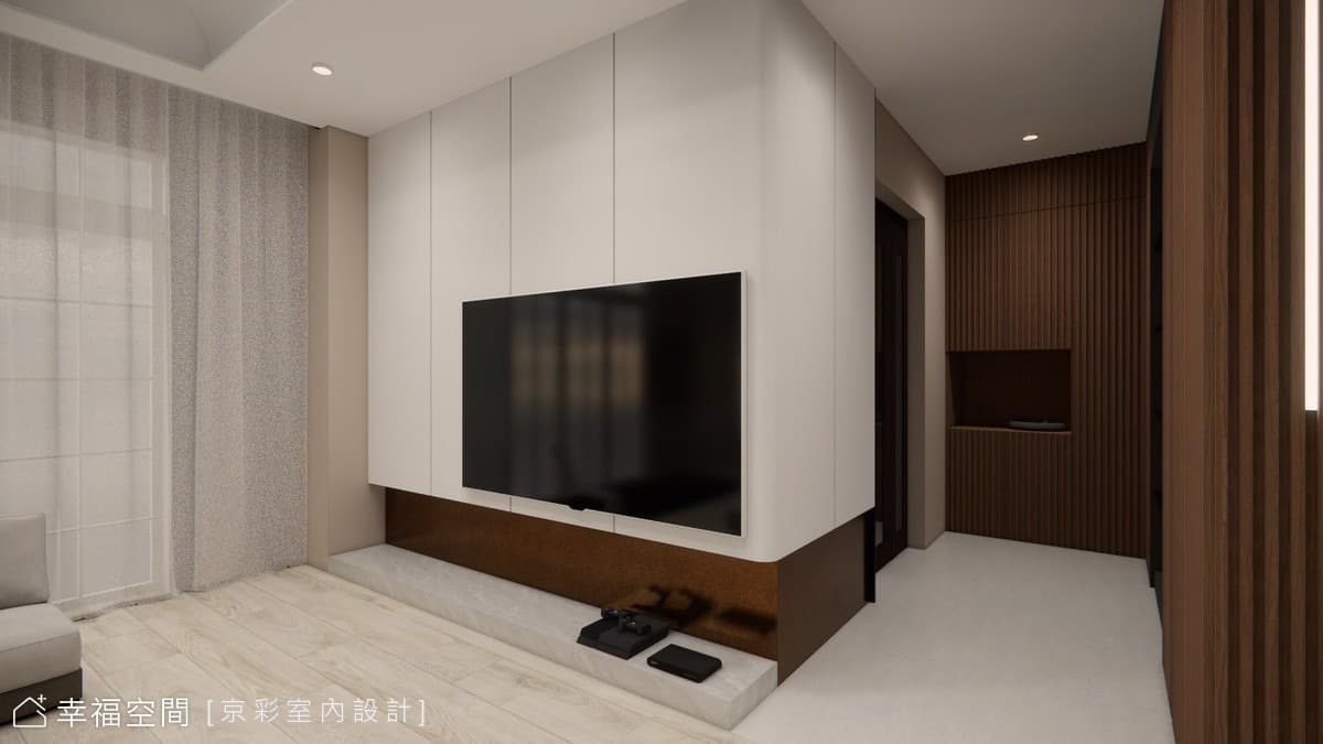 為生活挹注暖色調輕日常│現代風│70坪