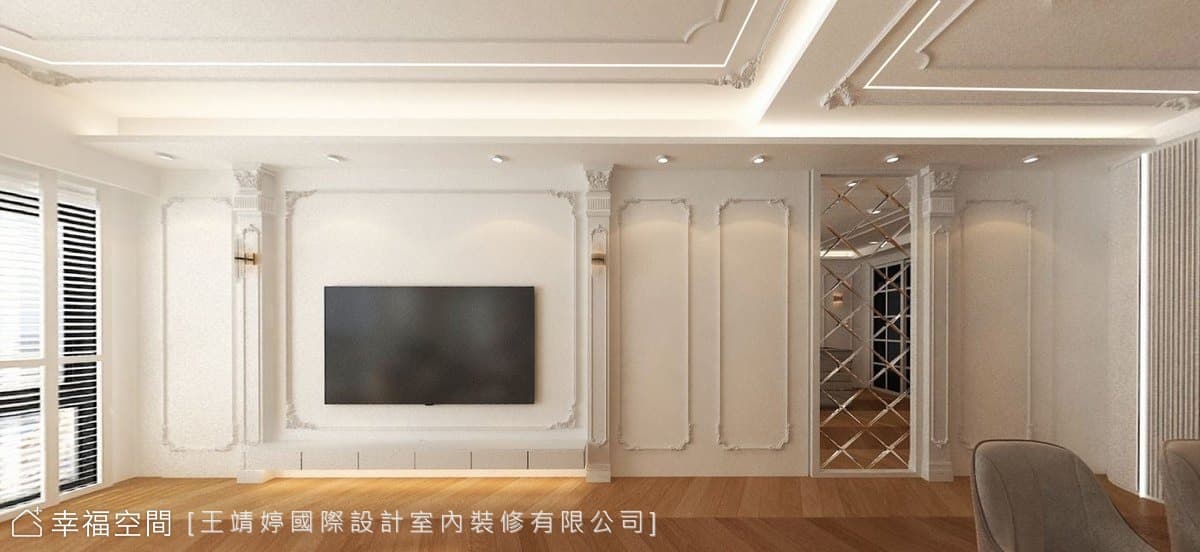 台中七期舊屋翻新設計案│新古典風│45坪