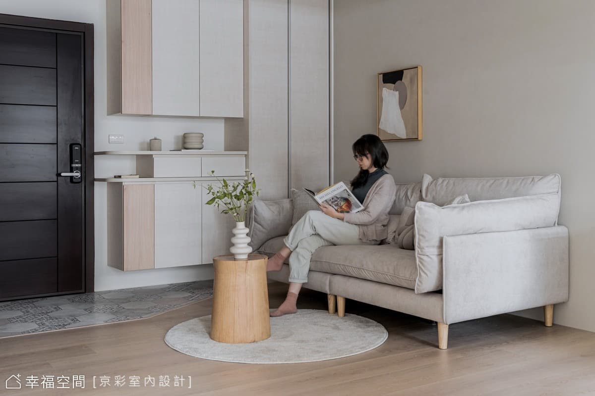 柔沐暖境 輕簡質居│混搭風│14坪