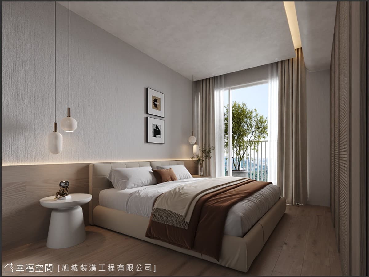 留白中的秩序・光影中的生活｜輕奢風｜25坪