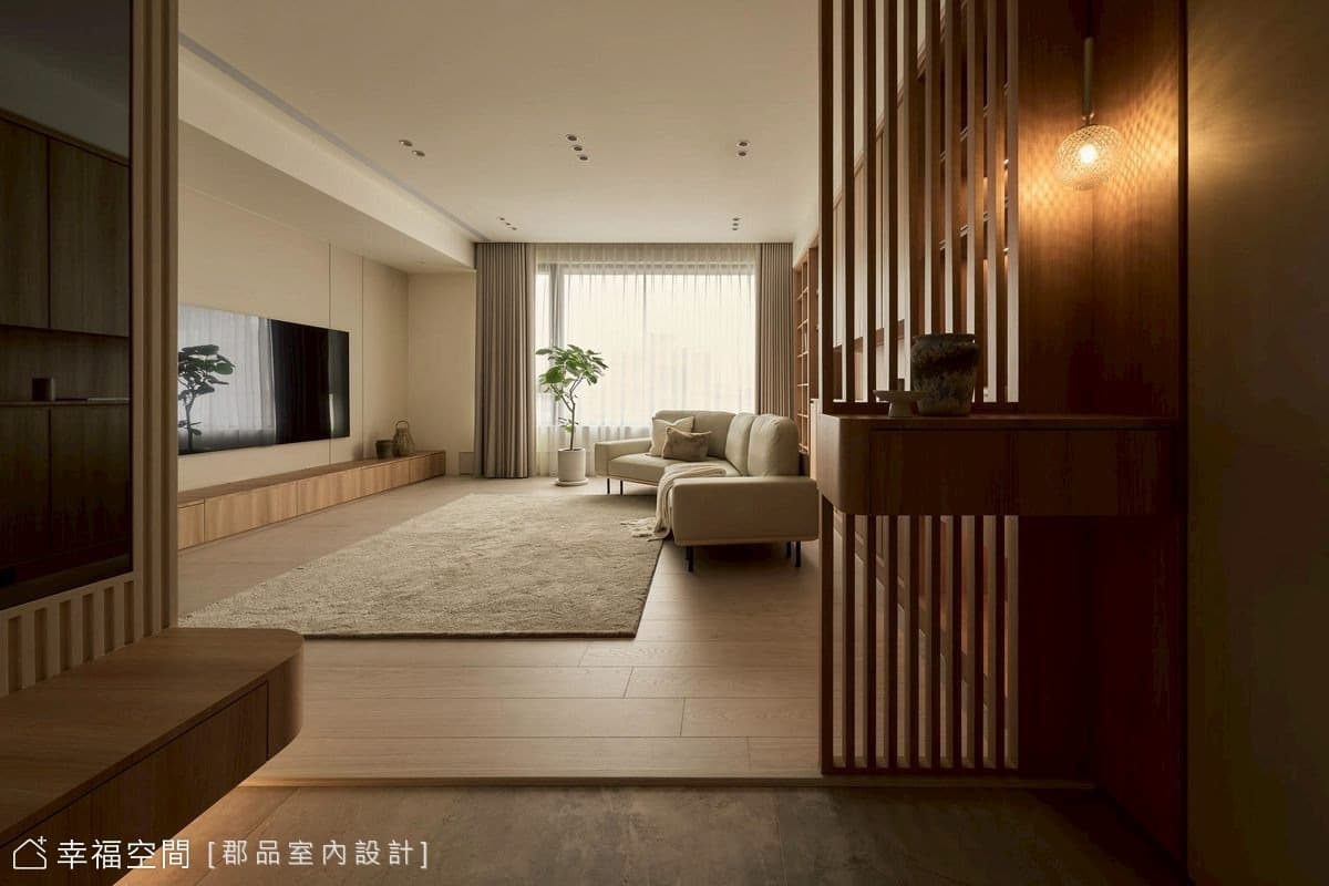 台北內湖｜忙著在家行光合作用 43坪日式混搭宅