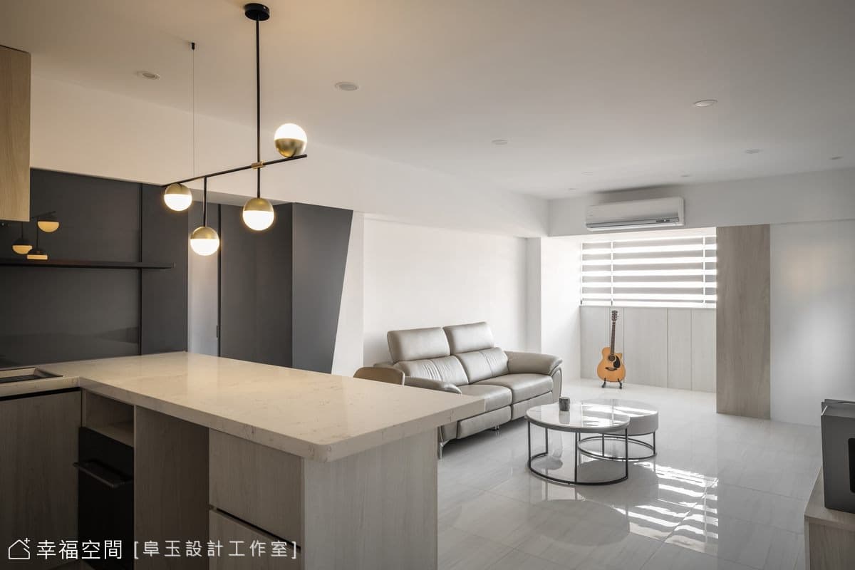 光影之序 隱形收納與現代美感的極簡對白｜現代風｜30坪