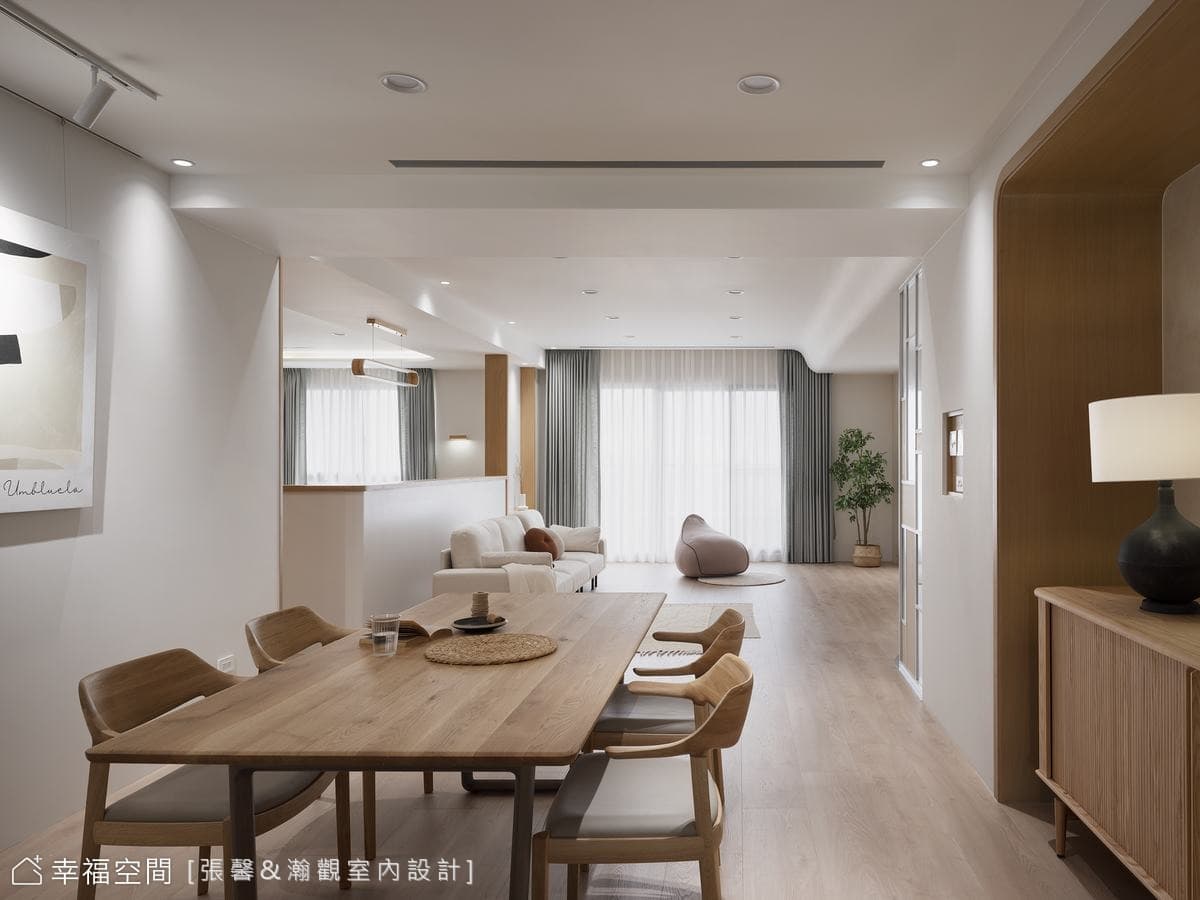 日系 母女的家｜日式北歐混搭風｜56坪