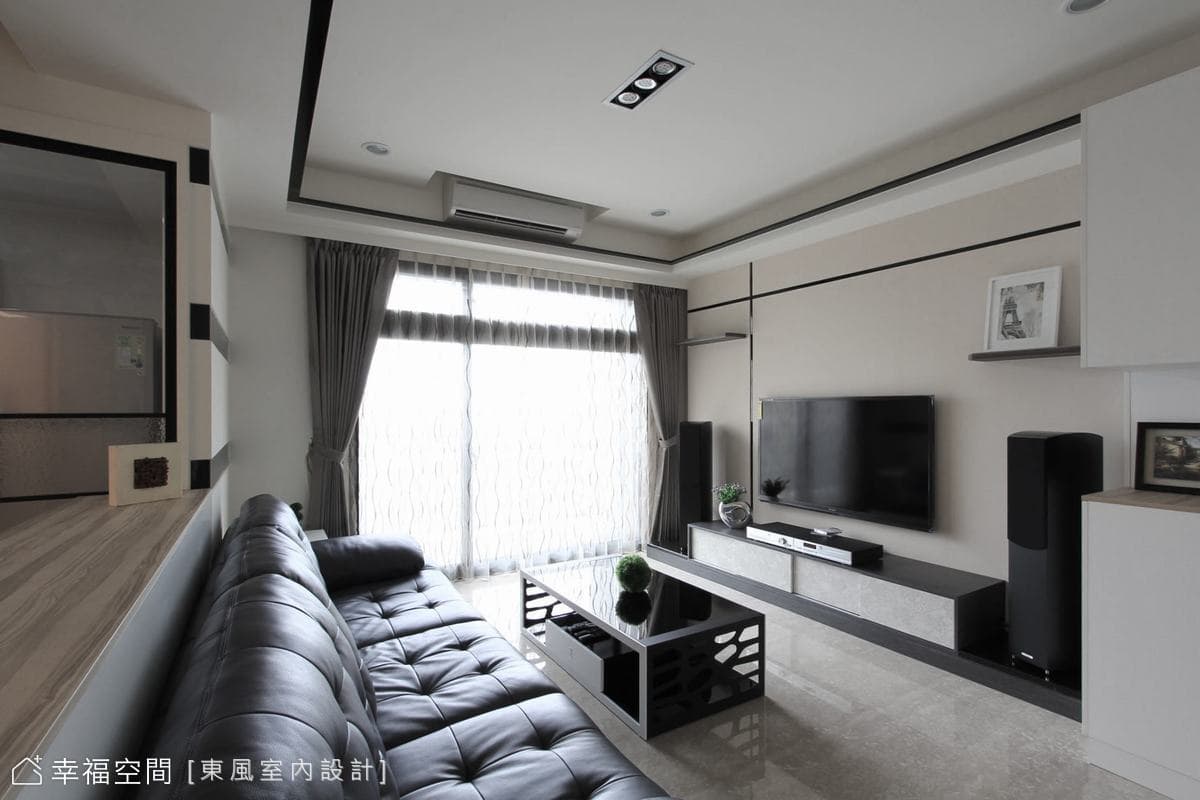 黑白混搭現代機能