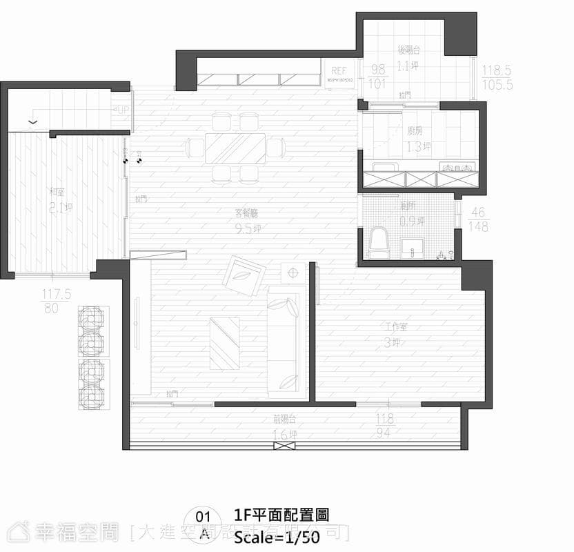 1F平面圖