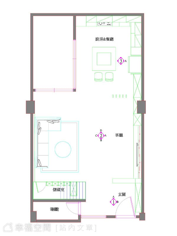 1F平面圖