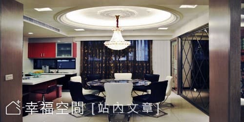 材質呼應 串連奢美空間