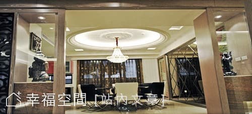 材質呼應 串連奢美空間