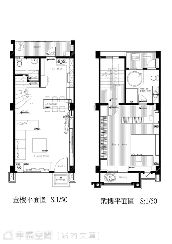 1、2樓平面圖