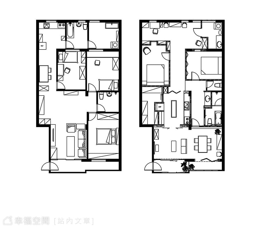 before&after平面圖