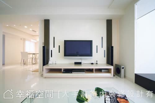 純白無暇的放鬆空間
