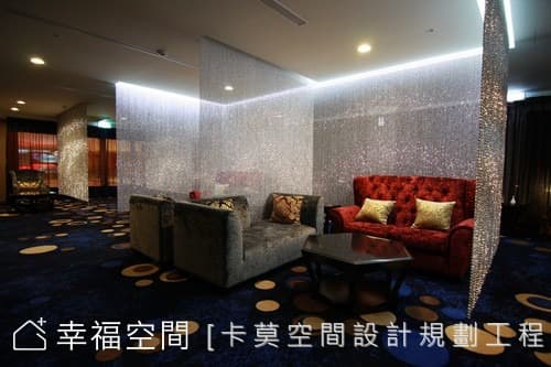 水晶珠簾隔間