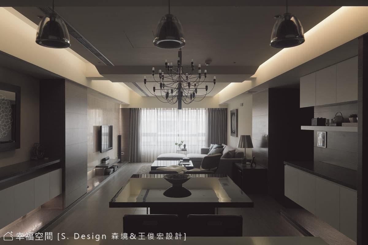 廚房望向客廳