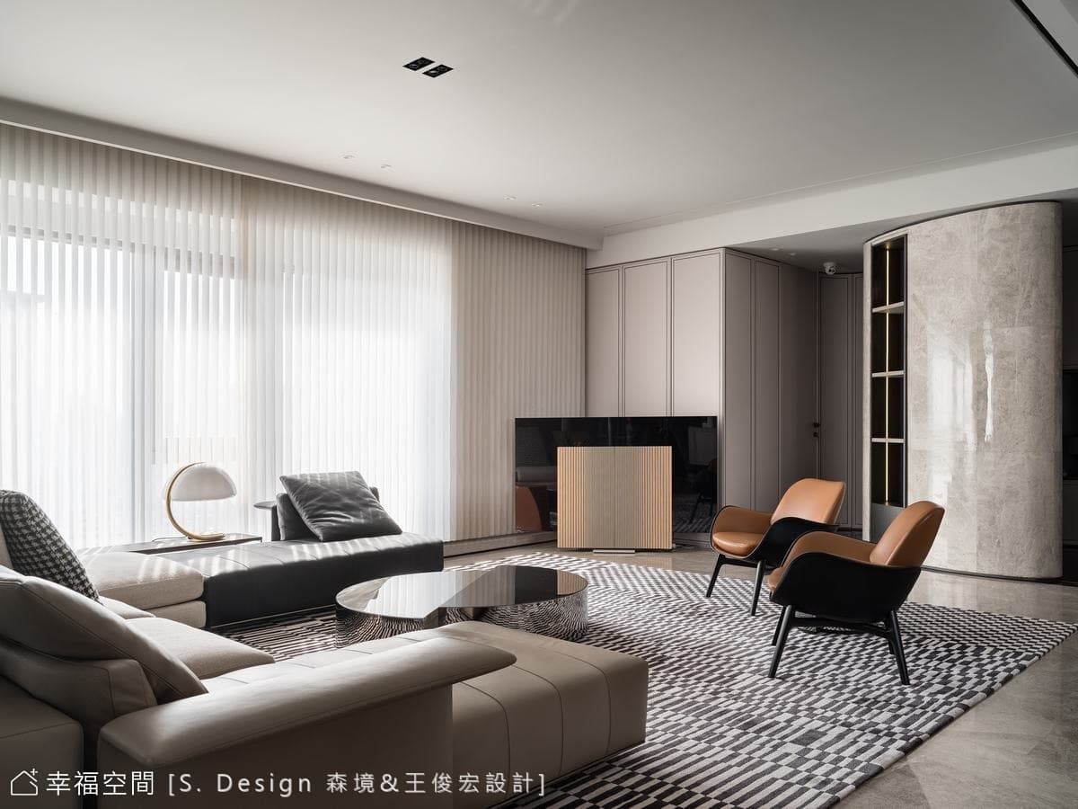 圓融 Rounded and Complete｜現代風｜110坪｜3房、2廳、3衛