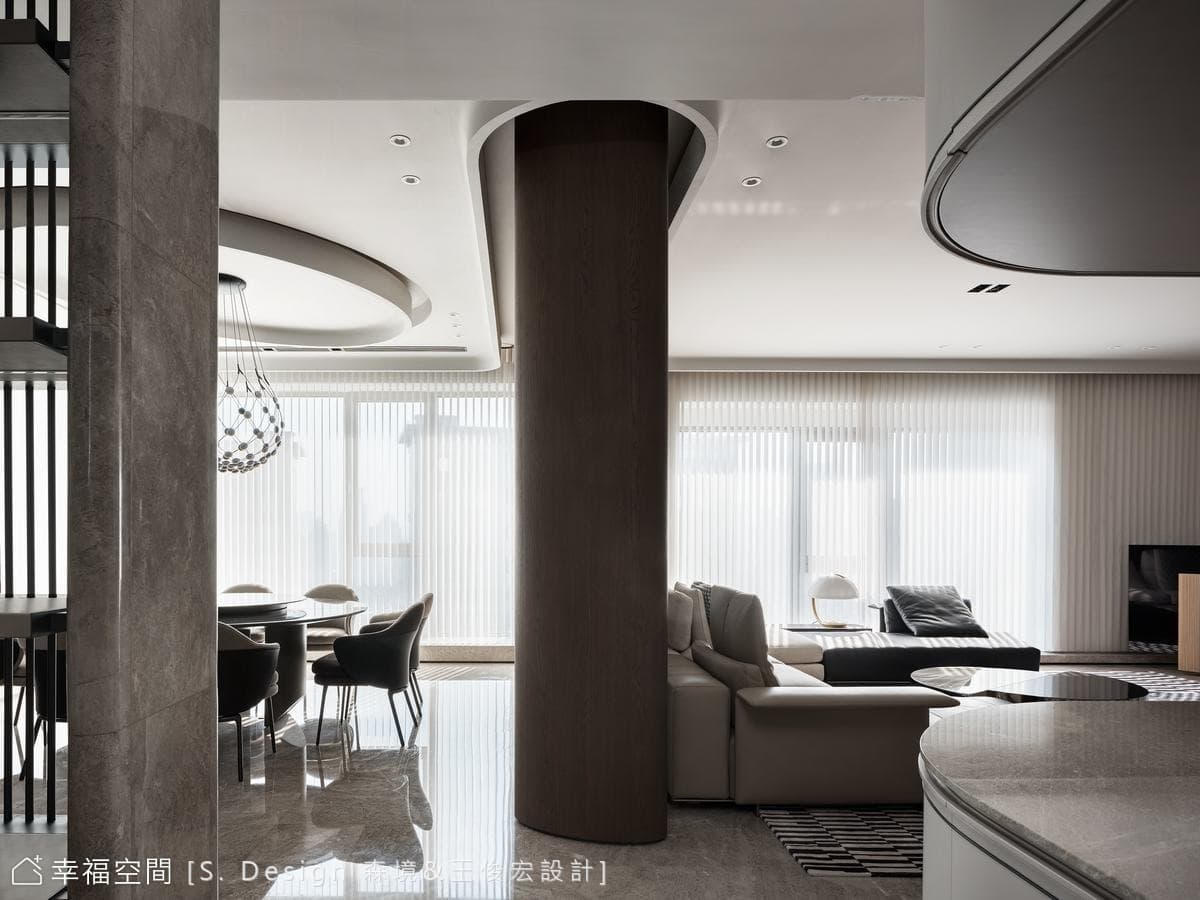 圓融 Rounded and Complete｜現代風｜110坪｜3房、2廳、3衛
