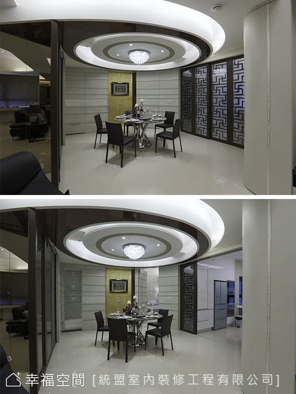 玄關望向餐廳