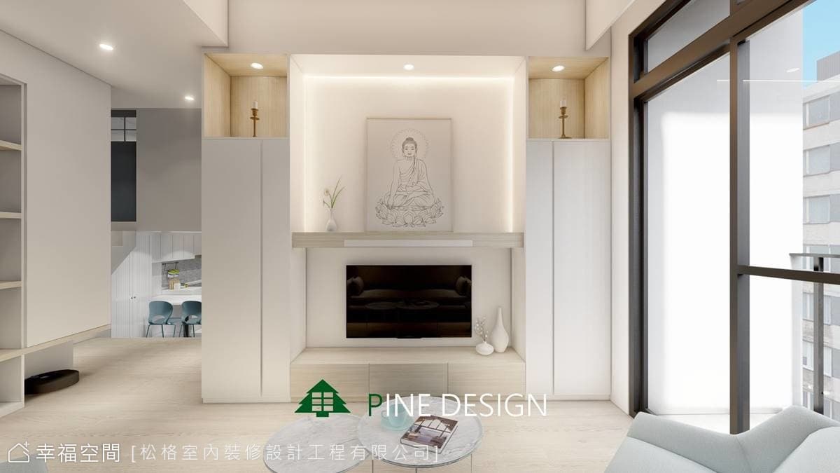 微甜北歐調味中式佛堂，輕漾唯美生活光景