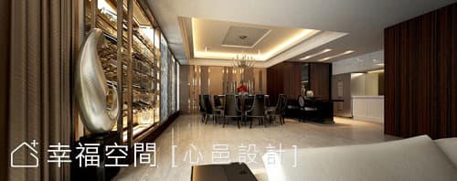 客廳望向餐廳