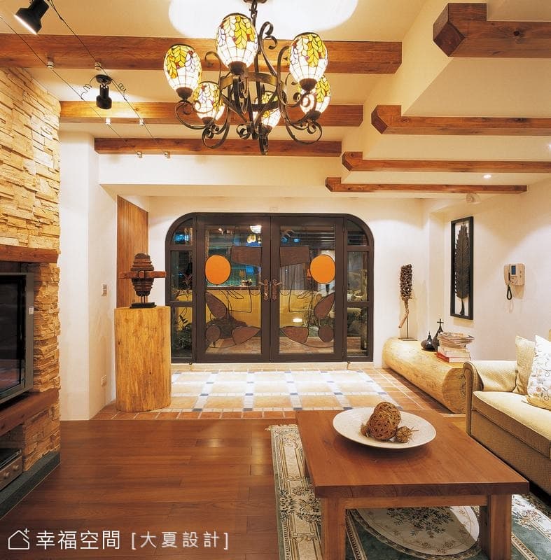 客廳望向露檯