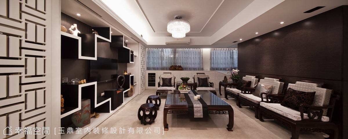 中西合壁的沈穩時尚居家