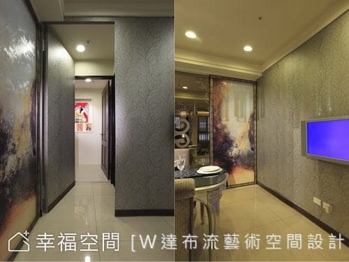 餐廳電視牆