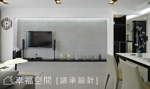 清水模意象主牆