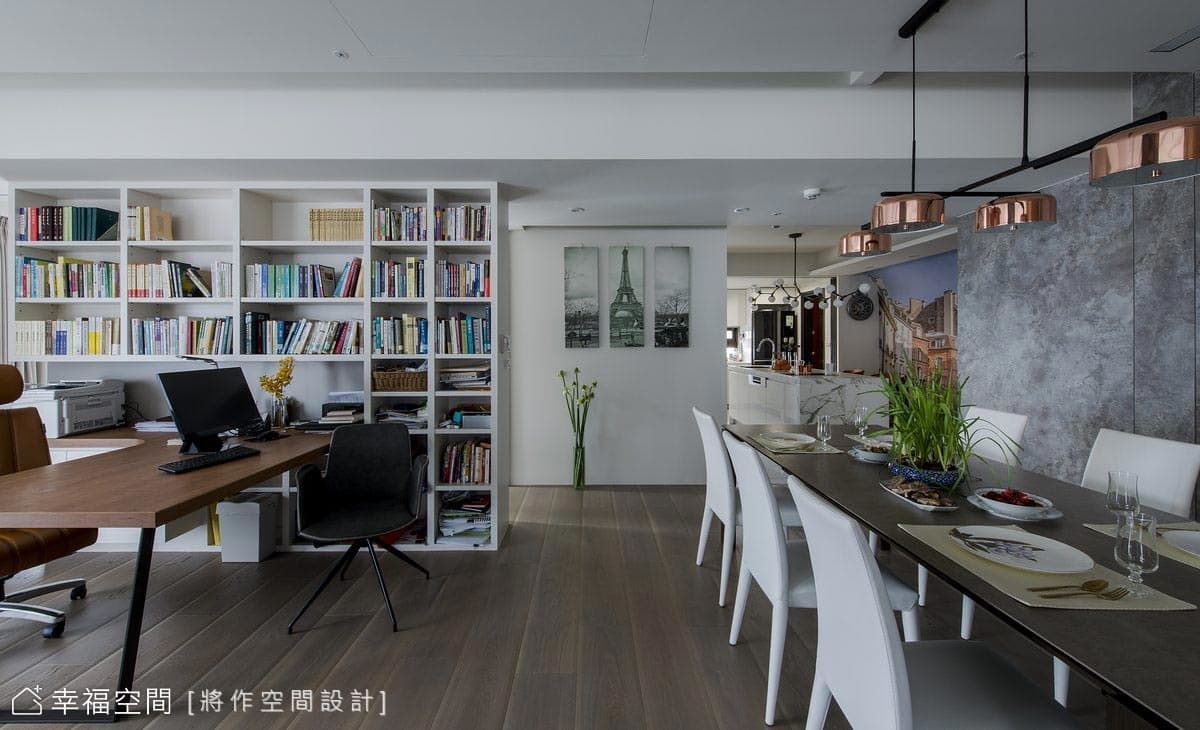 餐廳望向廚房