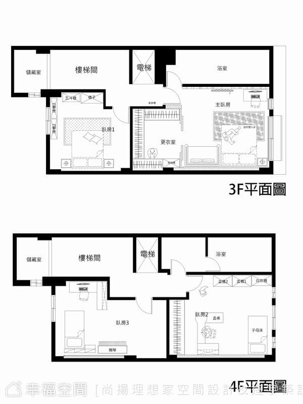 3F-4F平面圖