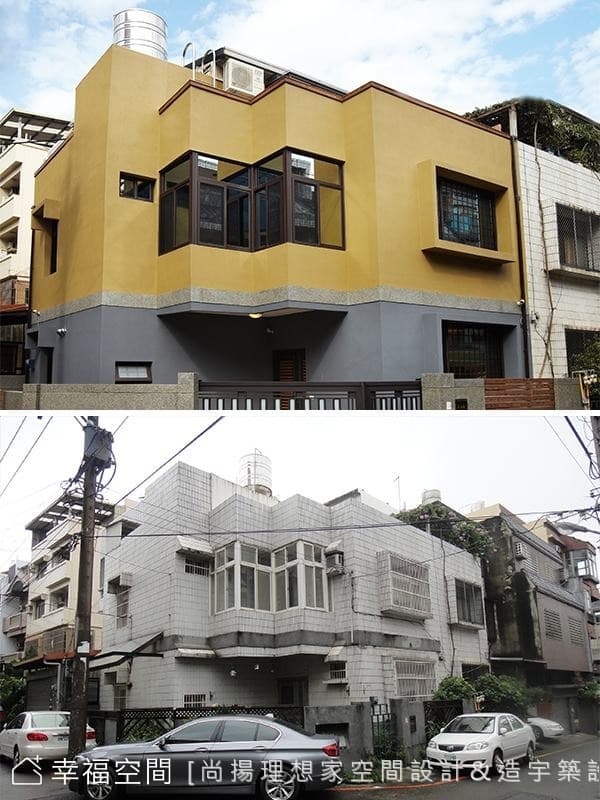 建築外觀施工前後對照