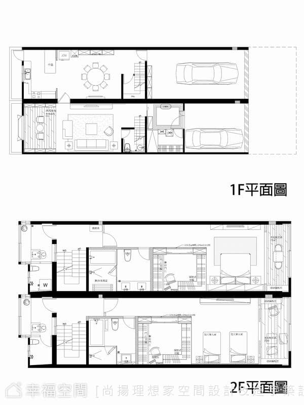 1F-2F平面圖