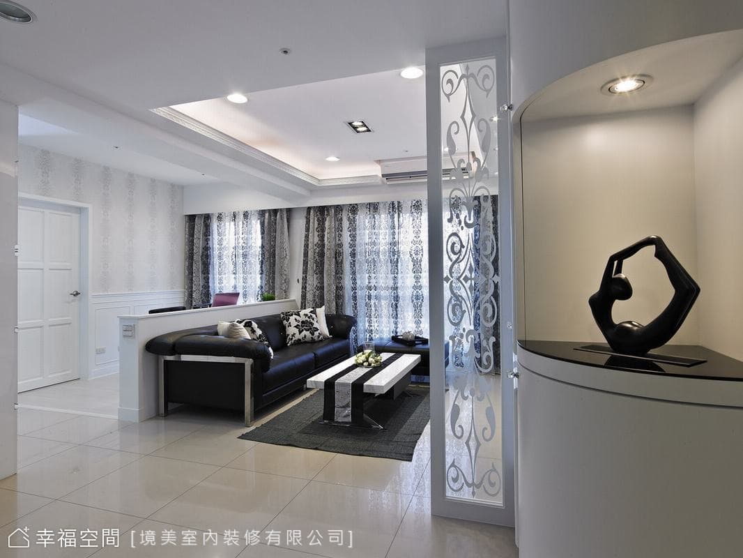 玻璃屏風